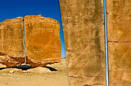 Ai đã “cắt đôi” hoàn hảo tảng cự thạch Al-Naslaa?