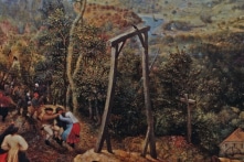 Pieter Bruegel và sự ngược đời trong bức “Chim ác là trên giá treo cổ”
