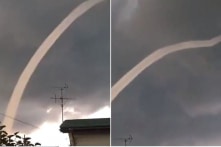 Nhật Bản: Xuất hiện đám mây kỳ lạ được ví như ‘rồng trắng quay về thiên đình’