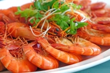 Tôm có nhiều giá trị dinh dưỡng, phòng ngừa bệnh tim mạch