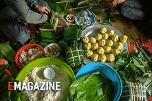 Bánh chưng và mùa Tết thơm hồn Việt