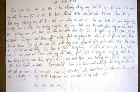 ‘Nhưng con đã trót rồi, con cũng có ước mơ…’