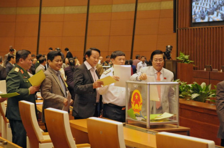 Những lá phiếu của Đại biểu Quốc hội!