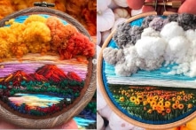 20+ tranh thêu cảnh vật tuyệt đẹp của cô gái người Nga