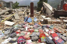 9.000 chiếc ba lô học sinh Trung Quốc ở Munich