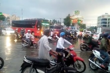 Cà Mau mưa lớn trong thành phố, nhiều tuyến đường ngập sâu