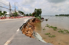 Sạt đến tim đường, An Giang ban bố tình huống khẩn cấp trên Quốc lộ 91