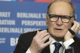 Nhà soạn nhạc Ennio Morricone tại Berlin, Đức, ngày12/2/2013. (Ảnh: Denis Makarenko/Shutterstock).