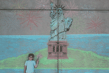 Du lịch vòng quanh thế giới qua những bức vẽ bằng phấn màu