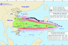 Khẩn: Bão số 8 chuẩn bị đổ vào đất liền, bão số 9 dự báo mạnh thành cuồng phong