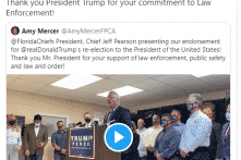 Hiệp hội Cảnh sát trưởng Florida tuyên bố ủng hộ TT Trump tái cử