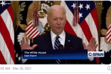 5 khoảnh khắc ‘bối rối’ nhất của TT Biden trong cuộc họp báo hôm 25/3