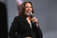 Khi được hỏi về kế hoạch đến biên giới, bà Harris nói “Không phải hôm nay” rồi phá lên cười