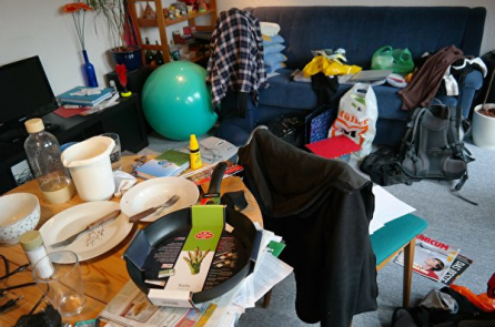 Ông bố dùng mẹo hay để khắc phục việc phòng bừa bộn của con