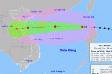 Bão Kompasu đã vào Biển Đông, từ 13/10 gây mưa to đến rất to từ Thanh Hóa đến Quảng Trị