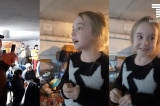 Cô bé Ukraine hát 'Let It Go' cảm động dưới hầm trú bom