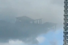 Ảo ảnh xuất hiện trên mây tại tỉnh Hải Nam, Trung Quốc