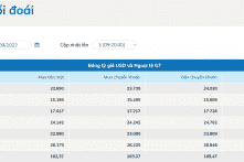 Ngày 30/9, tỷ giá đồng nội tệ của Việt Nam vượt mức 24.000 đồng/USD