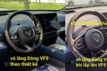Khách hàng khó hiểu khi nhận xe VinFast VF9 nhưng lại bị lắp vô lăng mẫu VF8