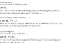 190 website giáo dục, 76 website nhà nước bị chèn quảng cáo cờ bạc, cá độ