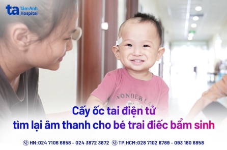 Cấy ốc tai điện tử – Anh Tuấn nghe được rồi