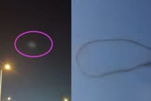 UFO xuất hiện trên bầu trời Bắc Kinh, vòng khói đen khổng lồ xuất hiện ở Thiểm Tây