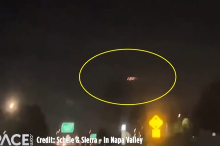 Video quả cầu lửa bí ẩn quét ngang bầu trời California