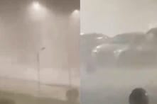 TQ: Giông bão ở Giang Tây, nhiều người bị cuốn rơi khỏi chung cư