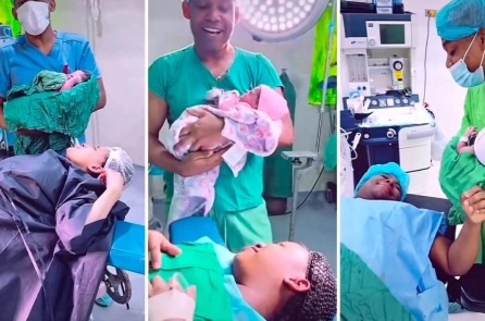 Bác sĩ sản khoa hát chúc mừng mỗi khi một đứa trẻ được sinh ra