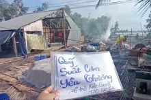 Lốc xoáy tại Kiên Giang: 67 căn nhà sập, tốc mái; 12 người bị thương