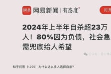 Tỷ lệ tự tử ở Trung Quốc tăng kỷ lục, 80% là do nợ nần