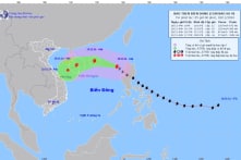 Bão Manyi vào Biển Đông, kết hợp với không khí lạnh gây mưa lớn ở miền Trung