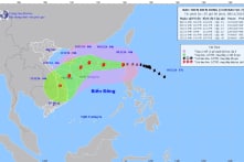 Bão Yinxing đã vào biển Đông, cảnh báo gây gió rất mạnh ngoài khơi biển Trung Bộ