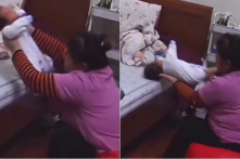 Hà Nội: Bảo mẫu ‘rung lắc, vật xuống giường’ bé trai 1,5 tháng tuổi