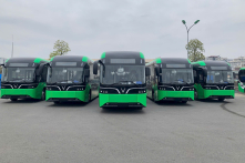 Hà Nội tăng thêm 3 tuyến xe buýt điện