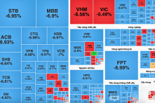 Ngày 8/4: VN Index rơi gần 78 điểm, vốn hóa thị trường bốc hơi 12,5 tỷ USD