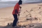 Chôn rác ngay tại biển Mũi Né (Bình Thuận): Nhân viên khu du lịch nói do 