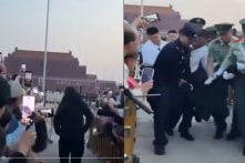 Thanh niên lao vào cột cờ tại Quảng trường Thiên An Môn [VIDEO]
