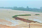Mưa lớn, đập chứa nước ở Quảng Bình bị vỡ