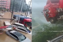 Mưa lớn ở Quý Châu, xe tải lơ lửng trên cầu; người dân ở Quảng Tây xếp hàng lấy nước sạch