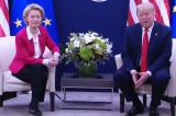 Trump Ursula von der Leyen