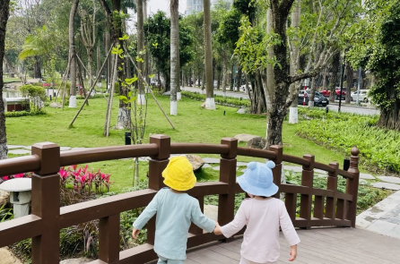 Không gian xanh giúp trẻ phát triển não bộ