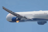 Video động cơ máy bay Boeing của hãng Detlta Air Lines bốc cháy