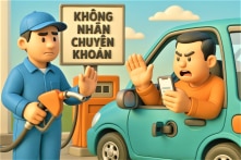 Nhân viên cây xăng ở Đà Nẵng bị kỷ luật vì từ chối thanh toán chuyển khoản