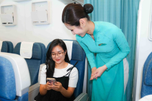 Vietnam Airlines cung cấp dịch vụ internet 10 USD cho 1 giờ