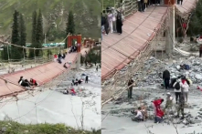 TQ: Đứt cáp cầu treo khu du lịch ở Tân Cương, 29 người thương vong [video]