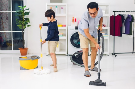 Làm sao để khuyến khích chồng làm việc nhà?