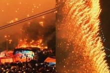 Cháy rừng ở Hồ Nam sau màn bay UAV mừng quốc khánh Trung Quốc