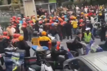 Trung Quốc: Biểu tình lớn của nhân viên giao đồ ăn nổ ra tại Hồ Nam