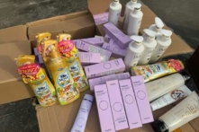 25 tấn mỹ phẩm giả từ Trung Quốc bán giá rẻ trên mạng xã hội bị thu giữ